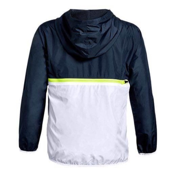 BRAND NEW youth boy under armour packable 1/2 zip jacket size L - Picture 2 of 5